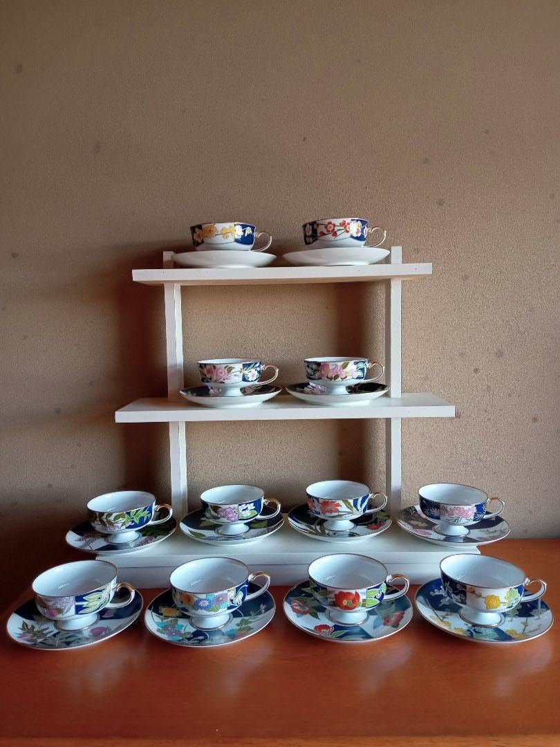 香蘭社◇カップ&ソーサー/12点セット/皇居の花/十二ヶ月/限定版高級