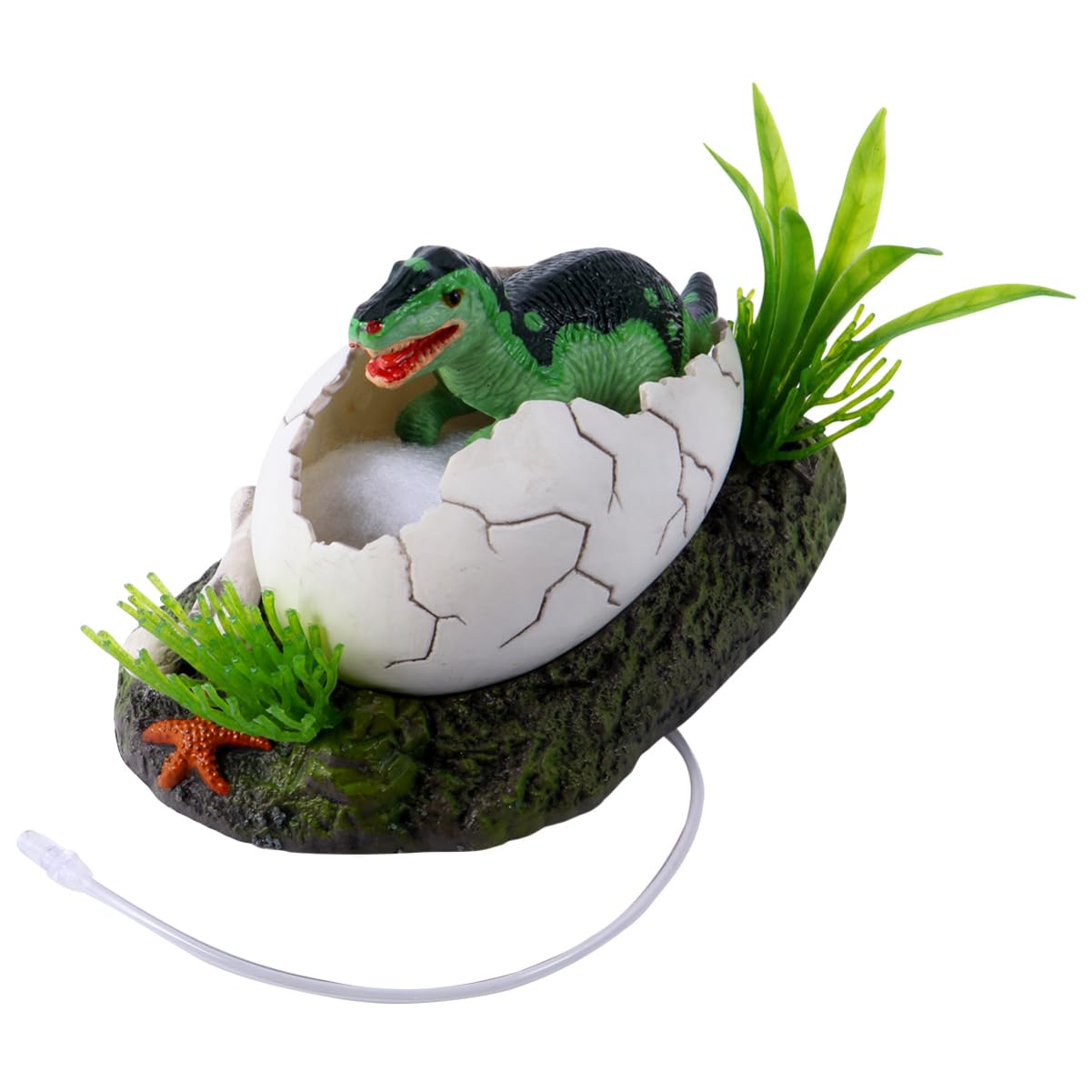 Happyyami 3stücke Aquarium Dekoration Mit Luftblasenfunktion Dinosaurier Ornament Für Fischtank Kreatives Wasserspielzeug Und Versteck Für Fische Und Reptilien Geeignet Für Süß Und