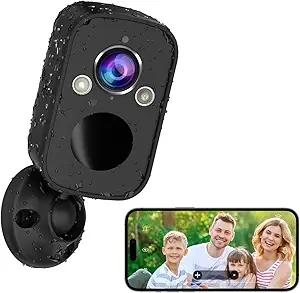 Wireless Security Camera Outdoor, 2K Security Camera with Full Color Night Vision, 130° Viewing Angle, AI Motion Detection, 2-Way Talk, Cloud/SD Storage Support, Weatherproof, Compatible with Alexa asin的图片
