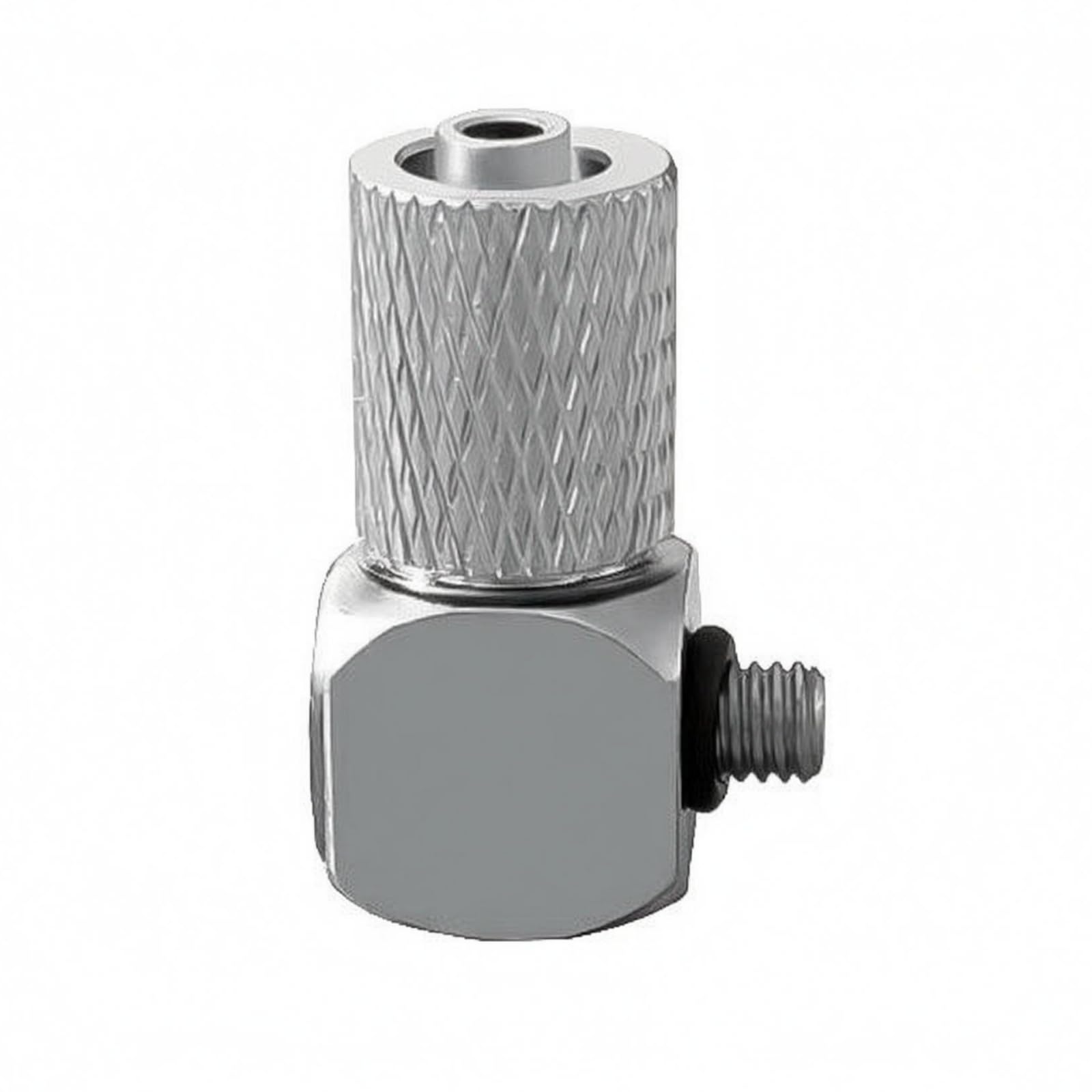 harayaa Conector Neumático Codo Empuje a Conectar Rosca Macho Latón Niquelado Ajuste Rápido y Cuerpo Hexagonal Compacto Adecuado para Sistemas, PL4-M3
