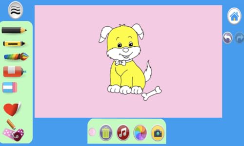 Dogs cute Coloring Pages