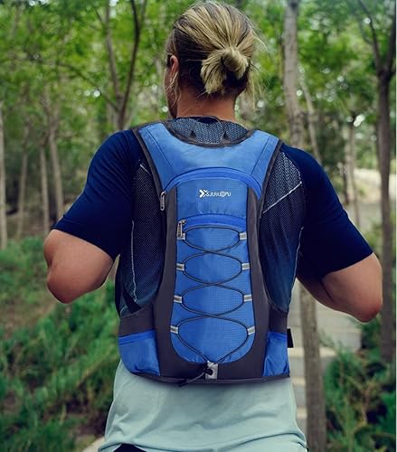 Miniatura 7 de Croogo Mochila de hidratación para correr con vejiga de agua de 2 litros, ligera, Hydro Water Pack Ciclismo para hombres y mujeres, Rojo-OT05