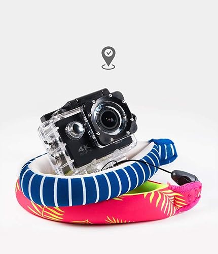Miniatura 6 de Ringke Correa de flotador impermeable (paquete de 2), correa flotante, pulsera, agarre de mano, cordón compatible con cámara, teléfono, llave