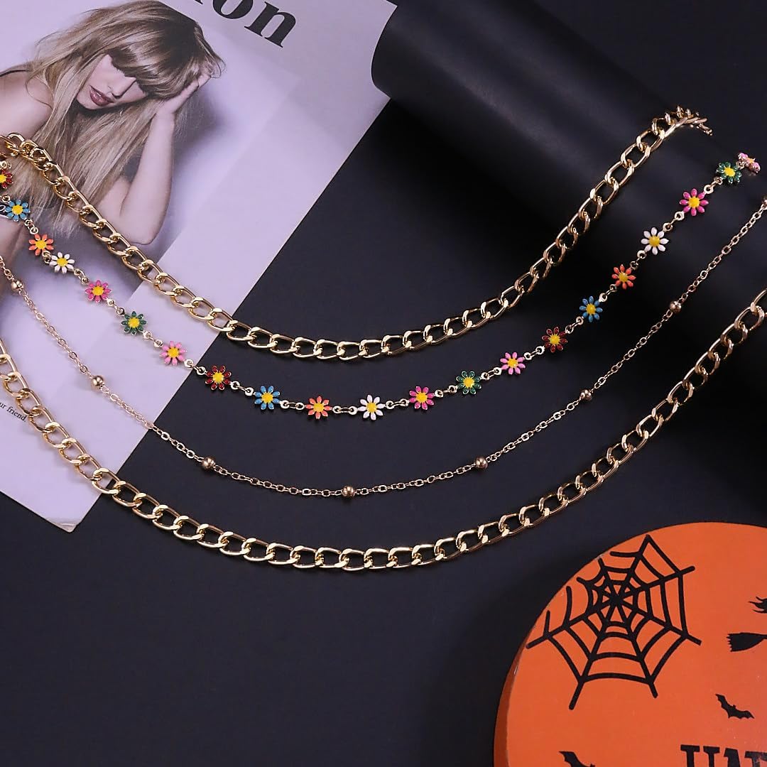 Colorful Rhinestone Waist Chain for Women Boho Bikini Belly Chain Adjustable Layered Pearl Butterfly Waterproof Beaded Body Chain Summer Beach Mermaid Body Jewelry Accessories - Image 5