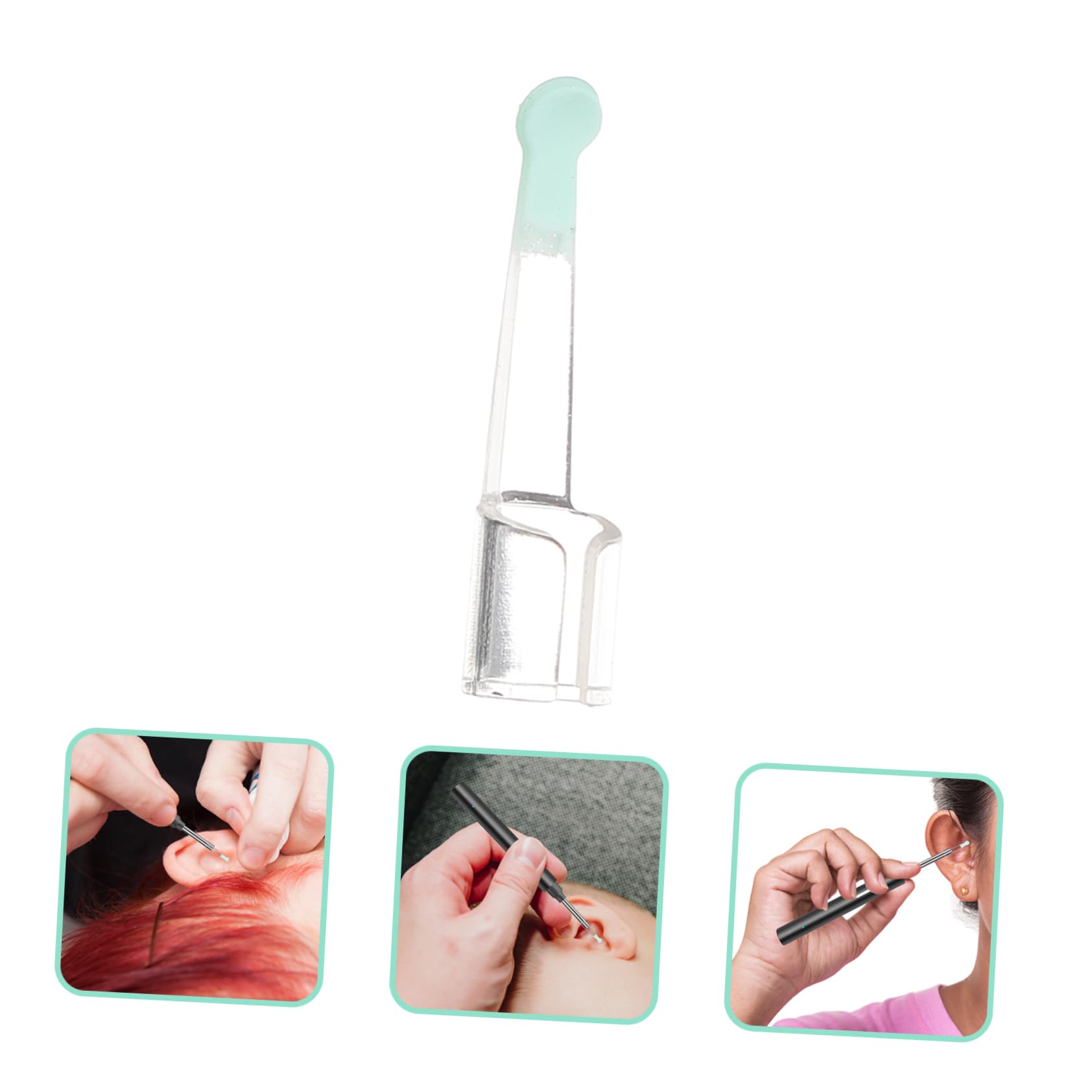 DEARMAMY 6pcs Ear Wax Remove Tool Earwax Cleaner Ear Wax Tips Replacement Ear Tips Pp