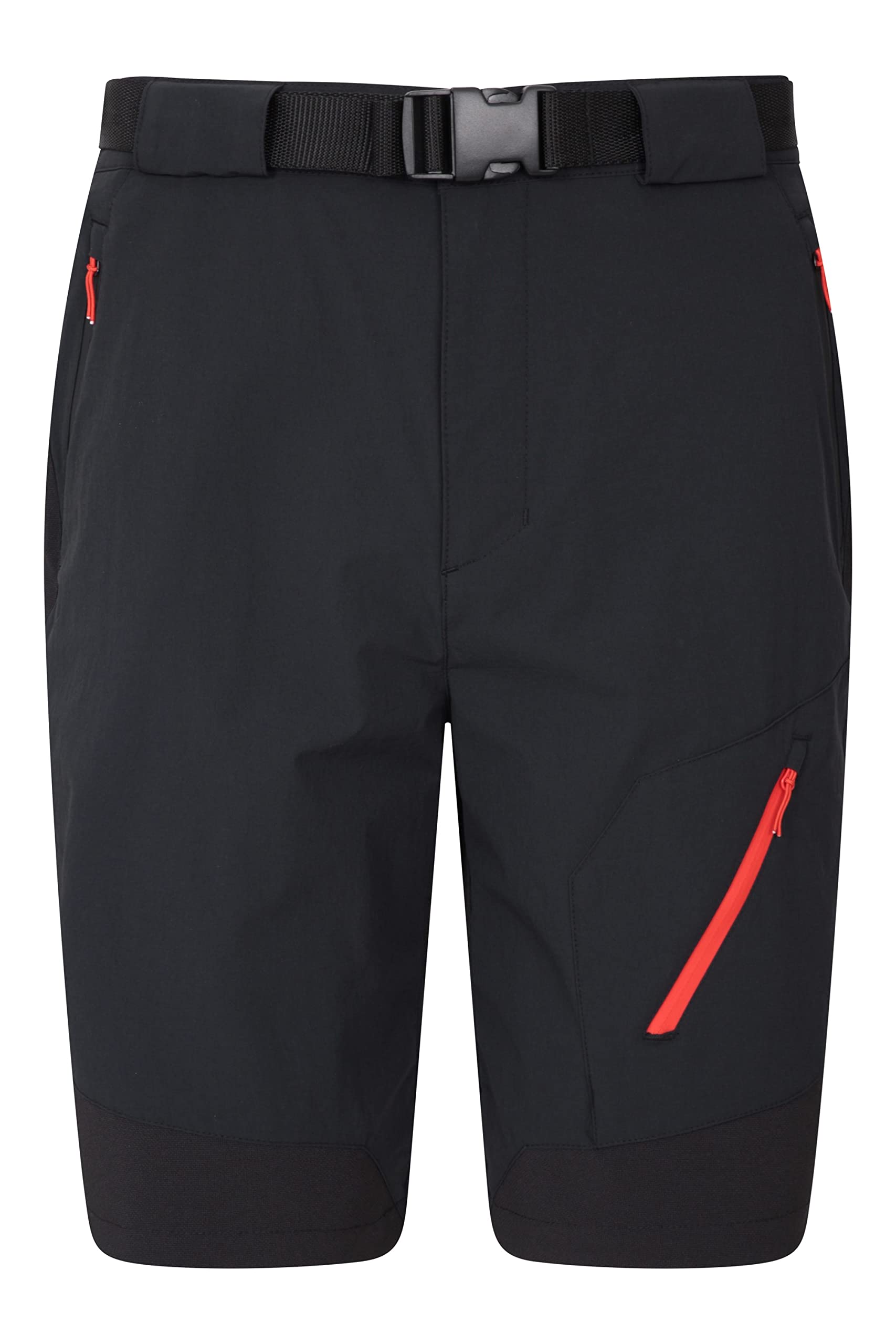 Mountain Warehouse Mens Trekking Shorts - Water Resistant Casual Short Trousers, 4-Way-Stretch, UPF 50+, Lightweight - for Walking, Hiking & Outdoors