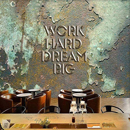 IWJAI papier peint trompe l oeil mural Machines à engrenages éoliens industriels bruns 3D Photo papier peint peinture murale décoration murale affiche Art amovible murale Stickers muraux