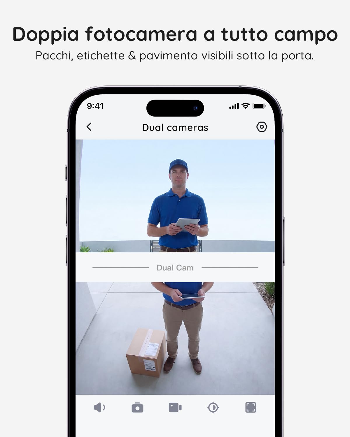 BOIFUN Caméras de sécurité sans fil 2K Full HD alimentées par câble ou batterie avec détection de personnes, vision nocturne en couleur, batterie rechargeable