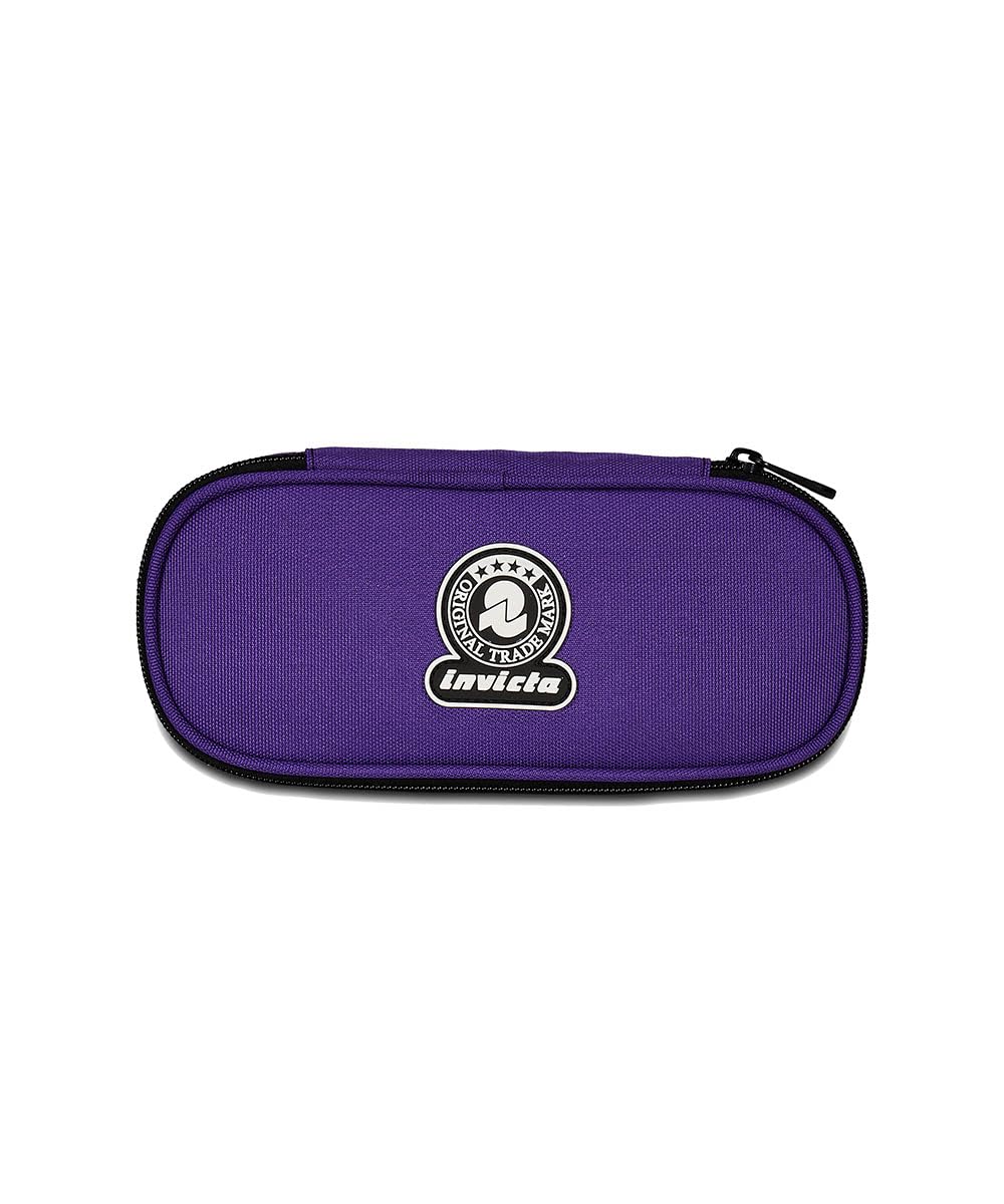 Invicta Pencil Holder for School Round Plus Solid, Purple, Mono Compartment with Organiser, School & Leisure, Children and Teenagers - Image 3