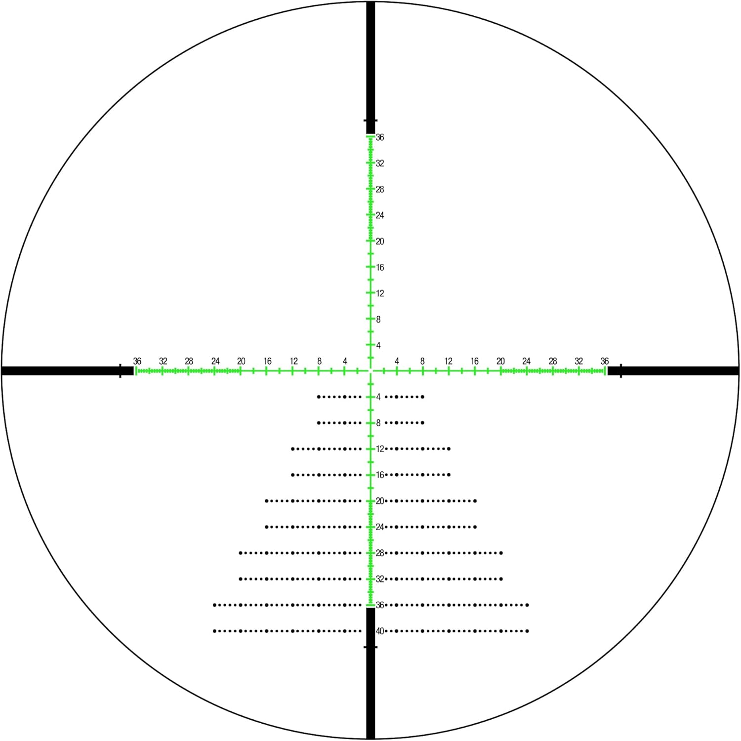 Axeon 4-16x50 SF IGF Long Range Shooting Rifle Scope with Red or Green Illuminated Reticle
