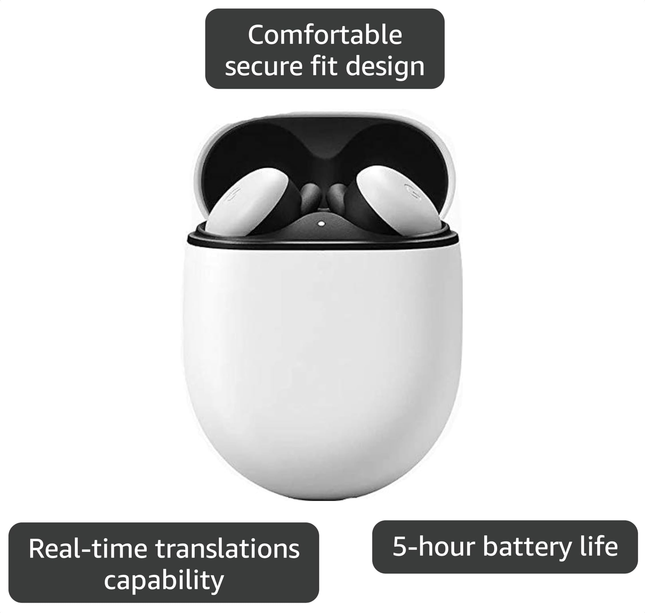 Google Pixel Buds A-Series クリアリー ホワイト Amazon.com: Pixel Buds, Clearly White : Electronics