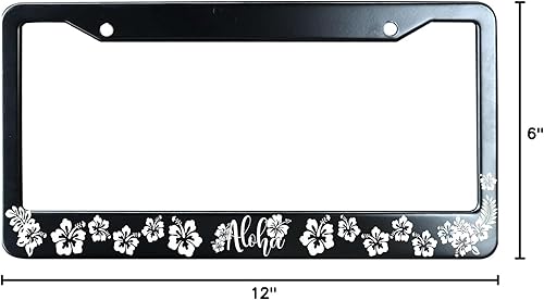 Miniatura 8 de Marco de matrícula de rugby con 2 tapas de rosca de acero inoxidable negro mate con 2 tapas de rosca para vehículos de EE. UU