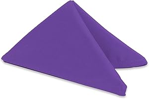 Sparkles Make It Special - Luxurious Purple Linen Napkins