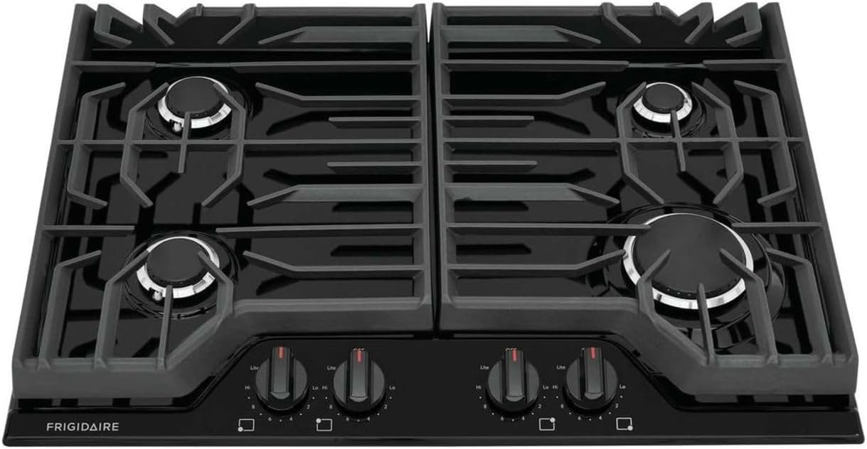 Frigidaire Gallery 36 Inch Stainless Steel Gas Cooktop, 5-Burner Range with Liquid Propane Cooktop Conversion Kit, FGGC3645QS : Appliances