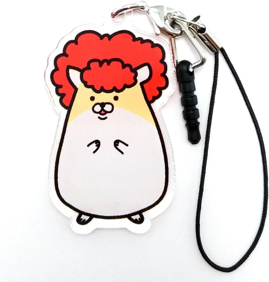 Amazon Co Jp ヤンキーハムスター 後輩 アクリルストラップ カニカン イヤホンジャック マツバ ホビー 通販