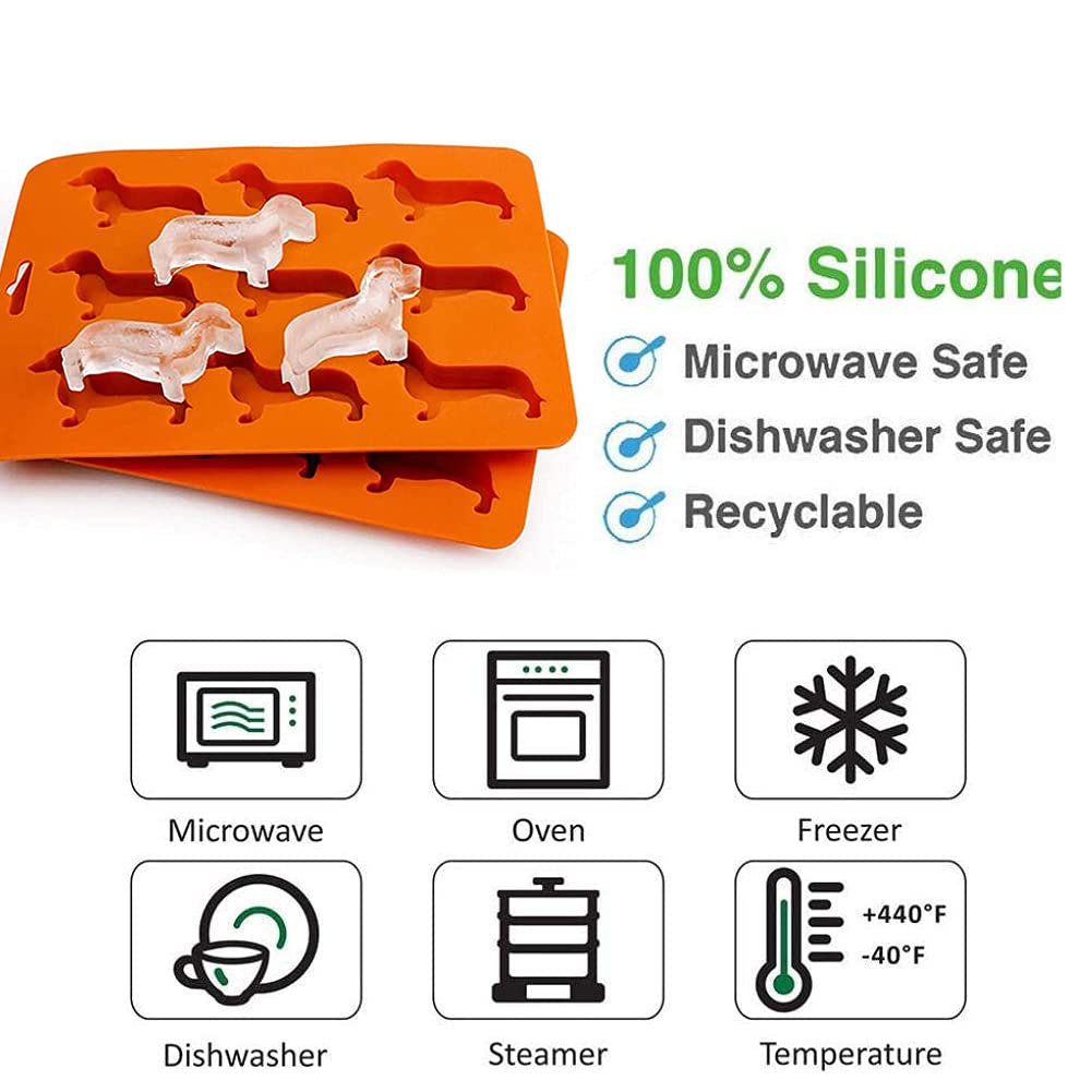 Stampo Per Ghiaccio In Silicone A Forma Di Cane(933