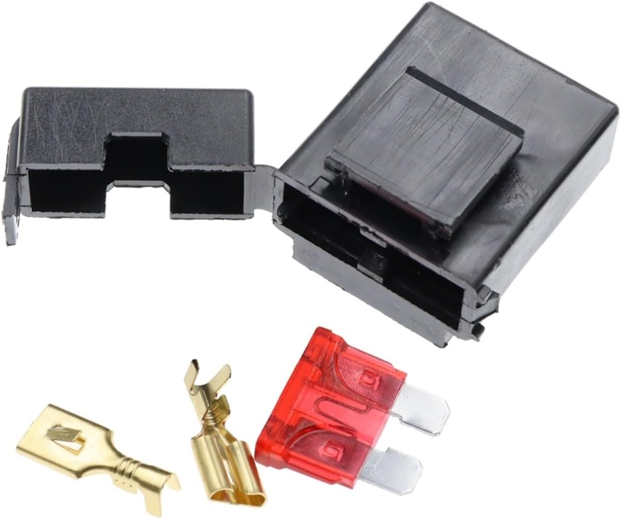 1/3/5Set Fuse Holder with Crimp Terminal Middle fuse for car auto connector(No Fuse,3PCS)