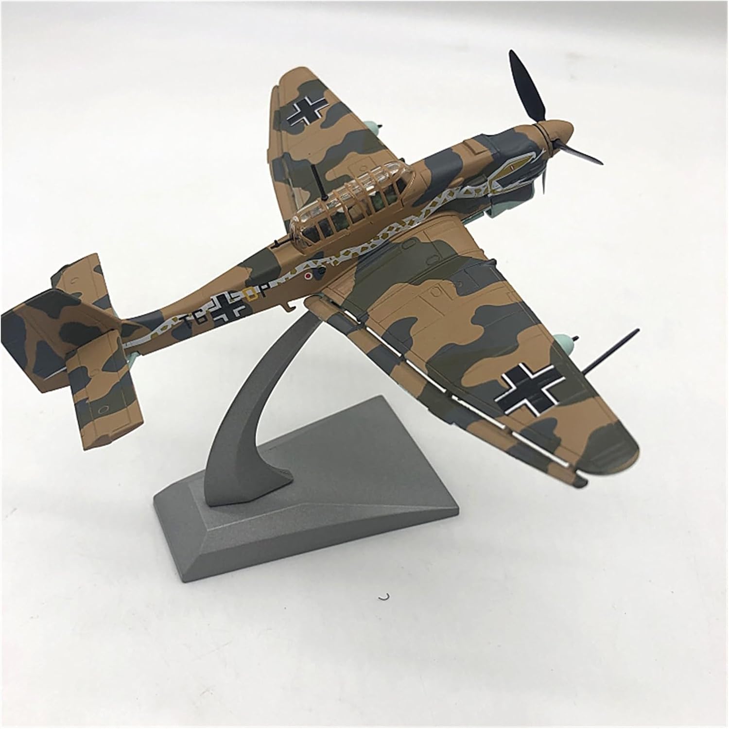 Diecast 1 72 Scale for Junkers JU-87 Bomber German WWII Simulation Alloy Fighter Aircraft Model AMER Static Display Toy Hobby Playgame Kit