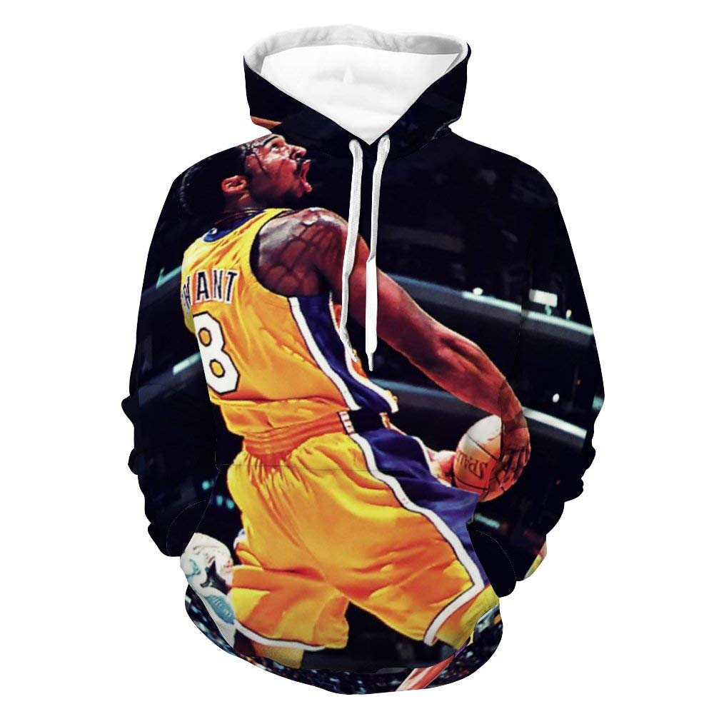 Kobe Mamba Out #24 Bryant Mens 3D Printed Hoodies Casual Pullover Hoodie Hoodies Sweatshirt,