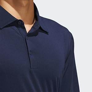 adidas Men's Core Long Sleeve Golf Polo Shirt