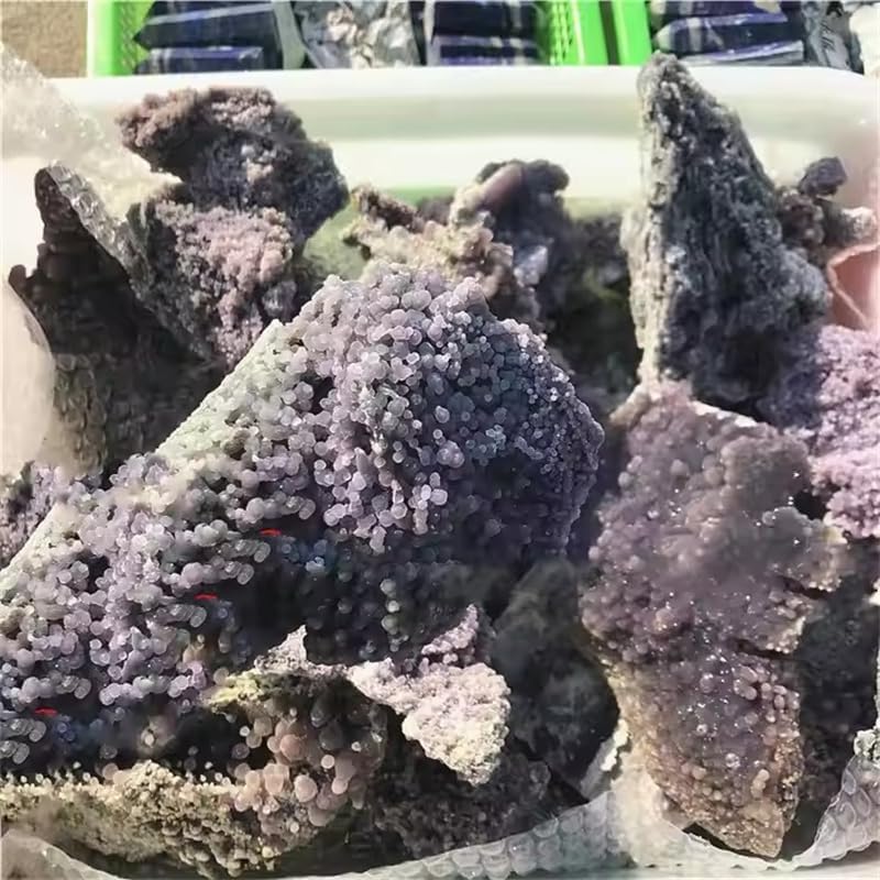Wholesale Natural Grape Agate Cluster Mineral Stone for Decoration 1pc