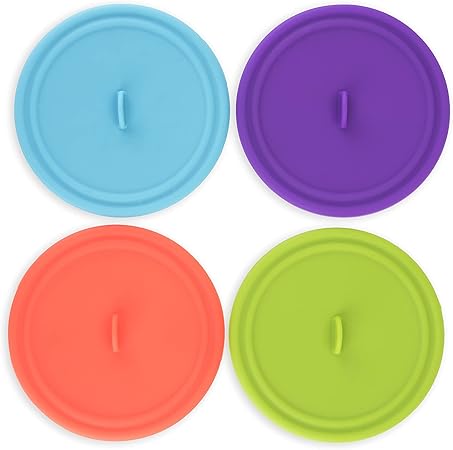 True Wine Glass Covers, Outdoor Silicone Drink Covers, Glass Covers for Drinks, Cocktail Glass Covers, Cup Covers for Drinks, Set of 4, Multicolored True Wine Glass Covers, Outdoor Silicone Drink Covers, Glass Covers for Drinks, Cocktail Glass Covers, Cup Covers for Drinks, Set of 4, Multicolored