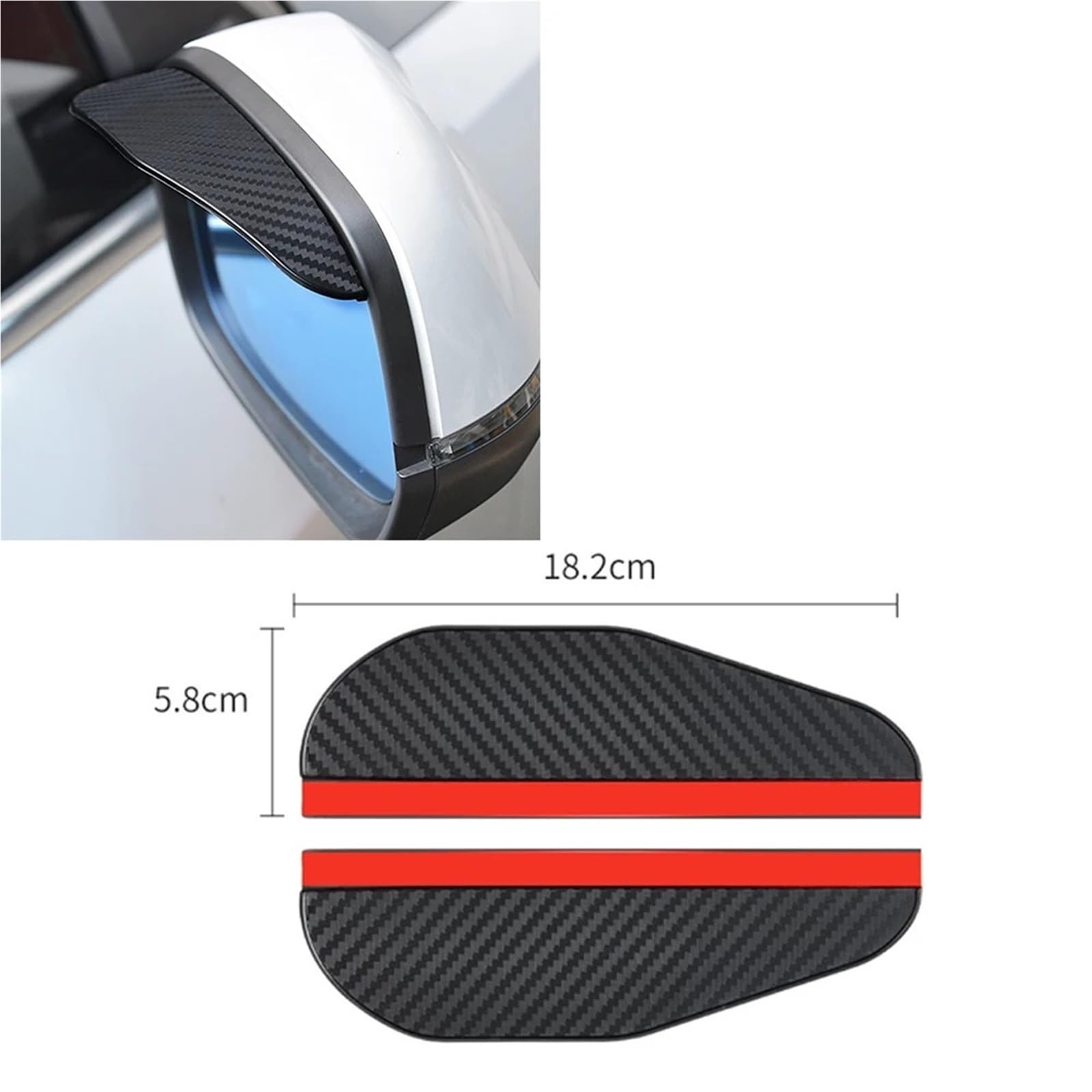 Pompa ciśnieniowa wspomagania Pasuje do Mitsubishi Lancer Ralliart VR GTS Sedan 2008~2015, markiza wentylacyjna, osłona przeciwdeszczowa i przeciwsłoneczna na brwi(Rain Eyebrow)