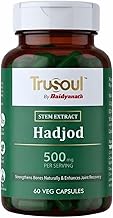 Baidyanath Hadjod 60 Veg Capsules (500mg / Per Capsule) | Strengthens Bones Naturally 7 Enhance Joint Recovery | For Bone Support, Wellness Capsules | Helps Joint Flexibility