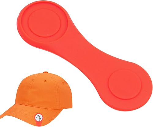 Clip Sujetador para Marcador de Golf Clip magnético de Silicona para Gorra
