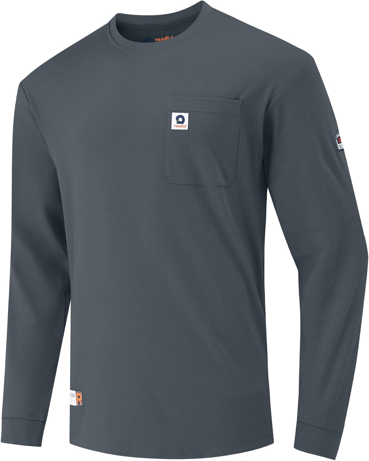 FR Shirts for Men 6.5oz Lightweight Fire Resistant Shirts for Men Long Sleeve NFPA2112/CAT2