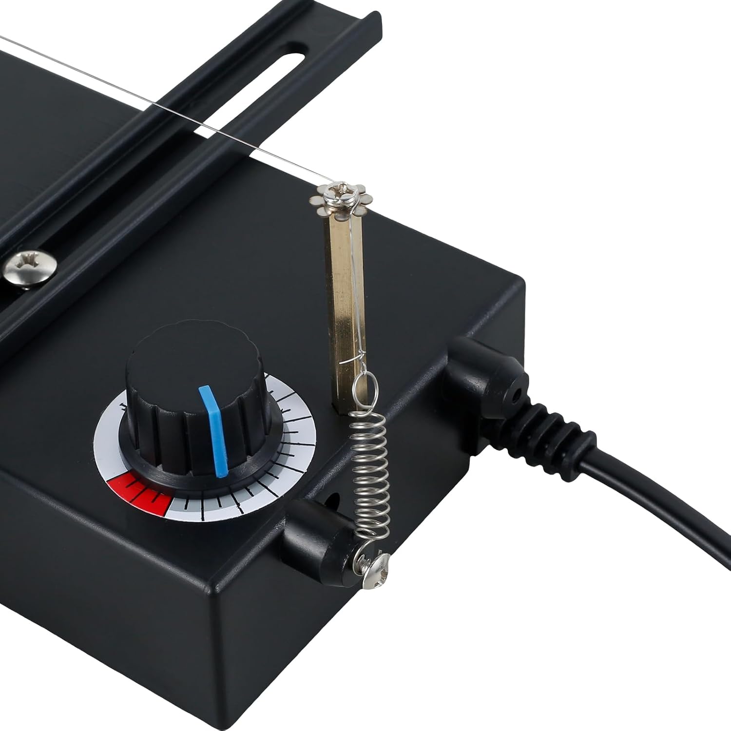 Electric Rope Cutter Hot Ribbon Cutting Machine with 3 Heating Wires Adjustable Hot Ribbon Cutter Machine Tool Mini Webbing Cutter Safe Electric Ribbon Cutter for Braided Elastic Band Ribbon