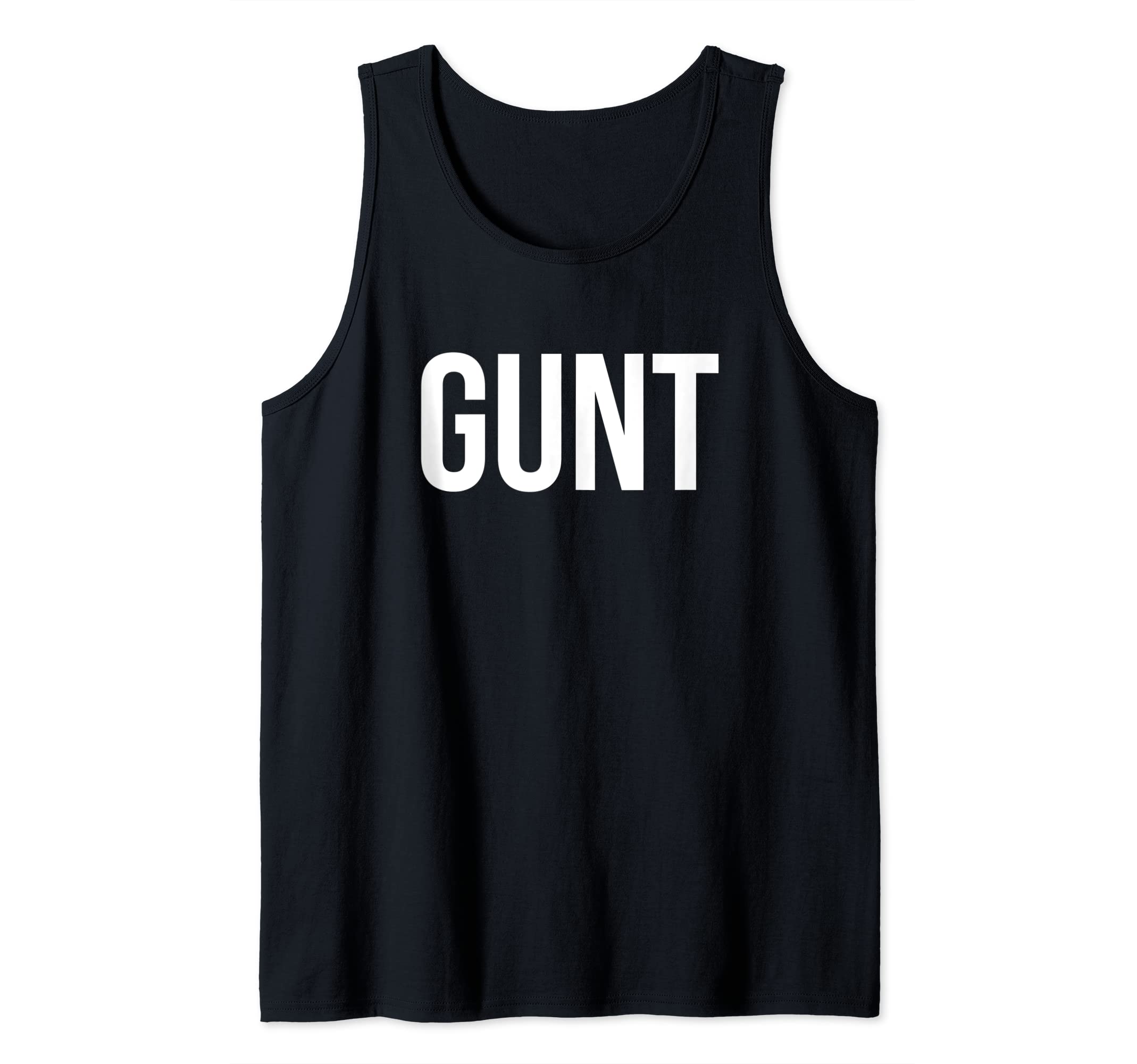 Gunt Funny Awkward Random Word Inappropriate Tank Top
