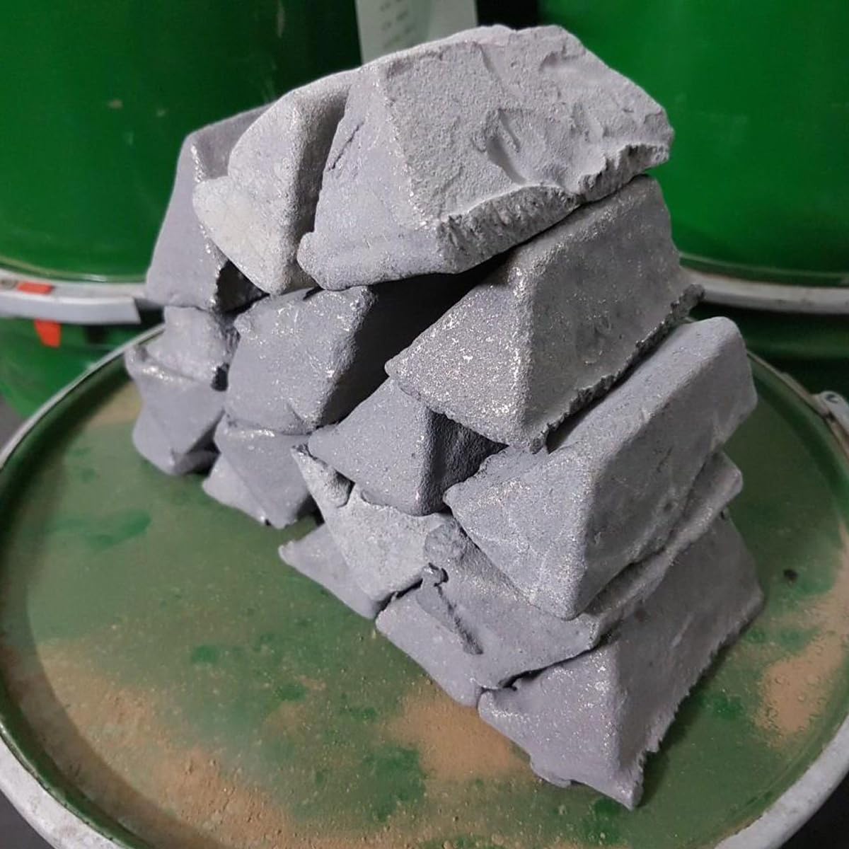 10 Grams Pure Lanthanum Rare Earth Metal Sample Lumps, 99.5% High Purity La Chops for Element Specimen Collection or Laboratory Science Experiments