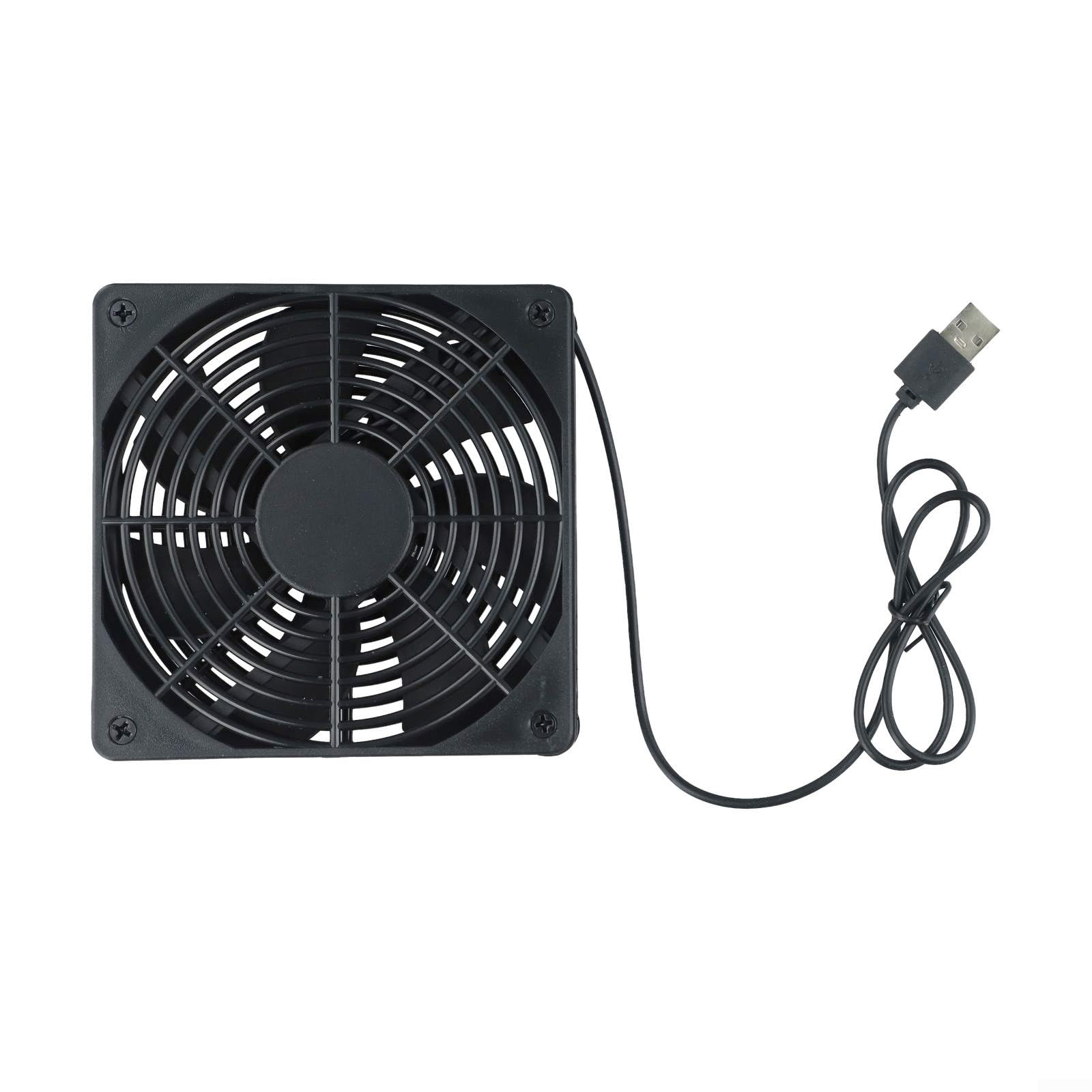 Yhenlovtt Ventola di raffreddamento USB da 5 V per dispositivi di dimensioni 120 mm, per mantenere le prestazioni nei giochi (A)