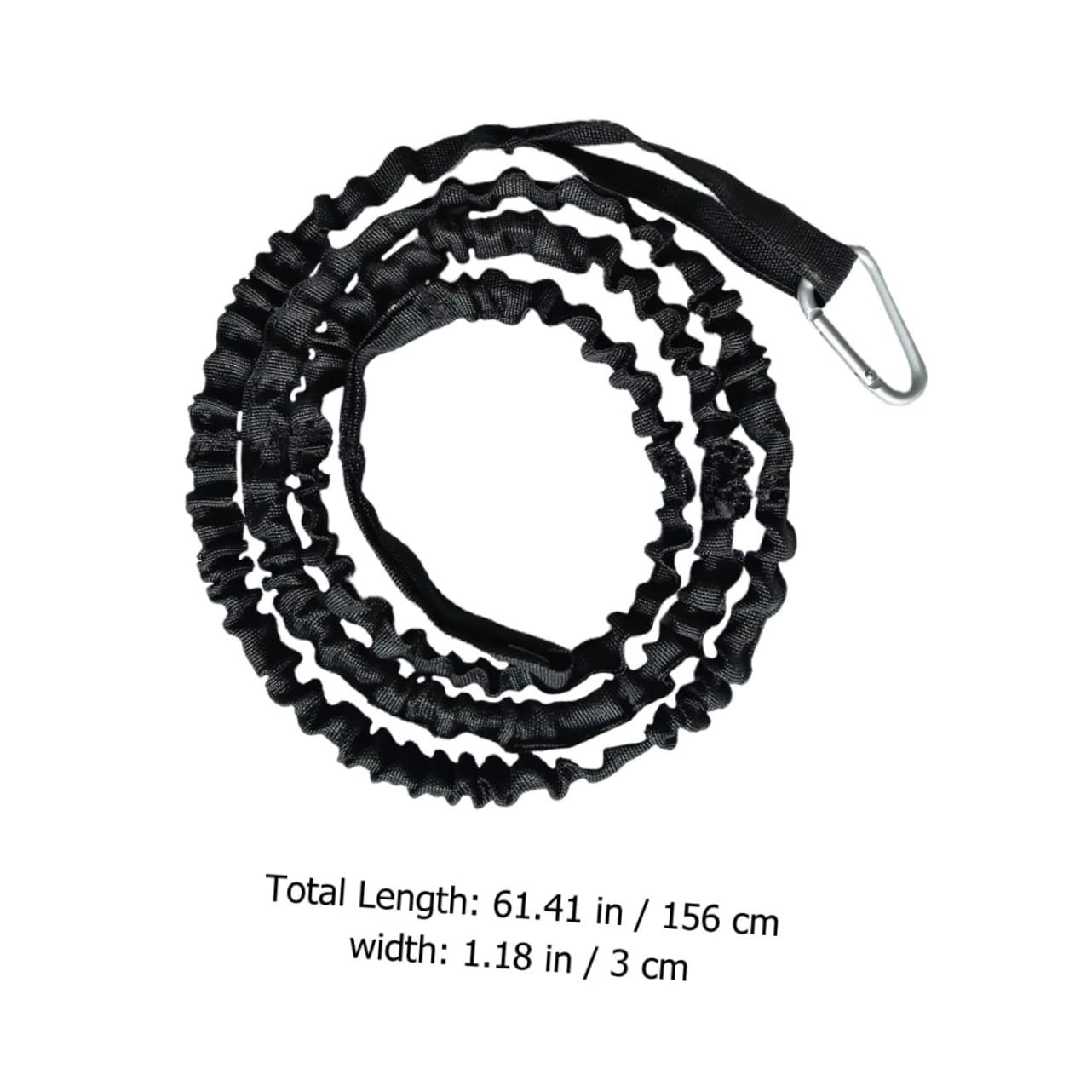 Mipcase Elastic Kayak Paddle Leashes 4 Pack Oar Leash for Kayaking Paddle Rope Accessories