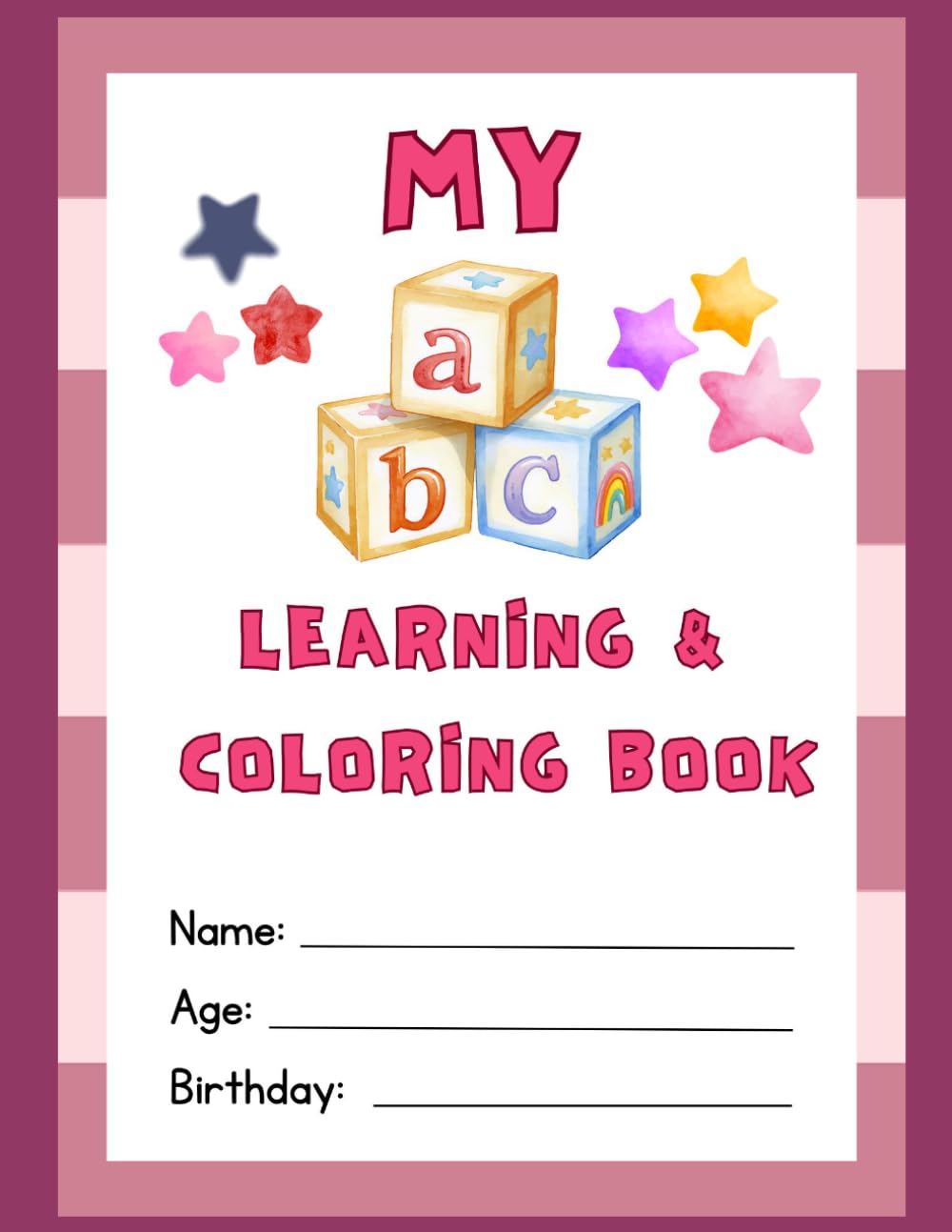ABC Learning & Coloring Book