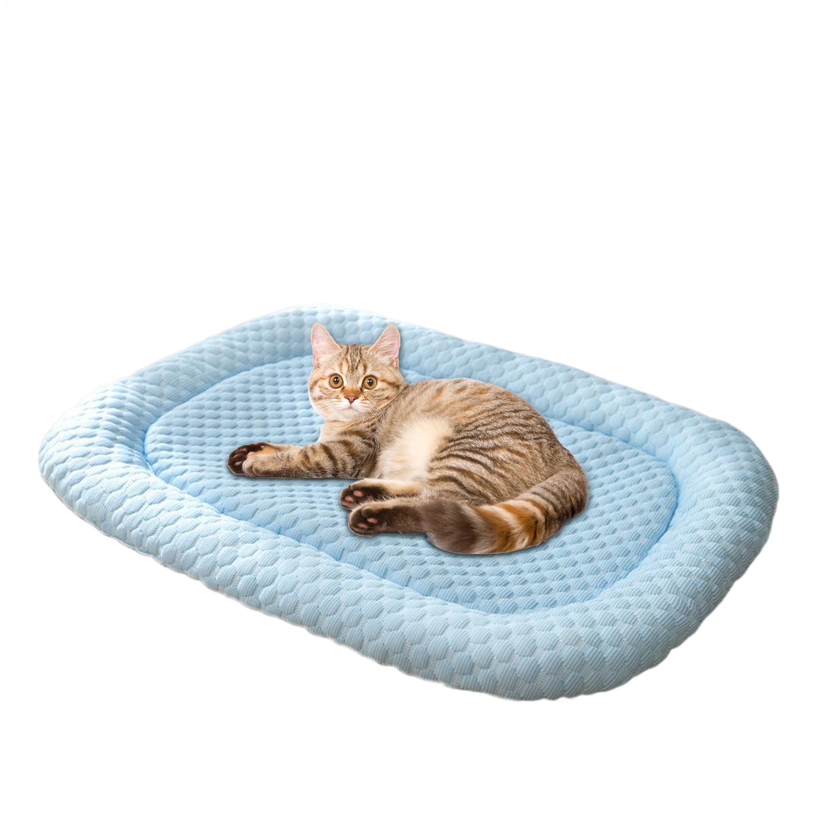de gato, perros frescos de la alfombra Camas de enfriamiento de perros con | Manta para mascotas resistente a las manchas para días calurosos, y transpirable y cómodo cojín de d