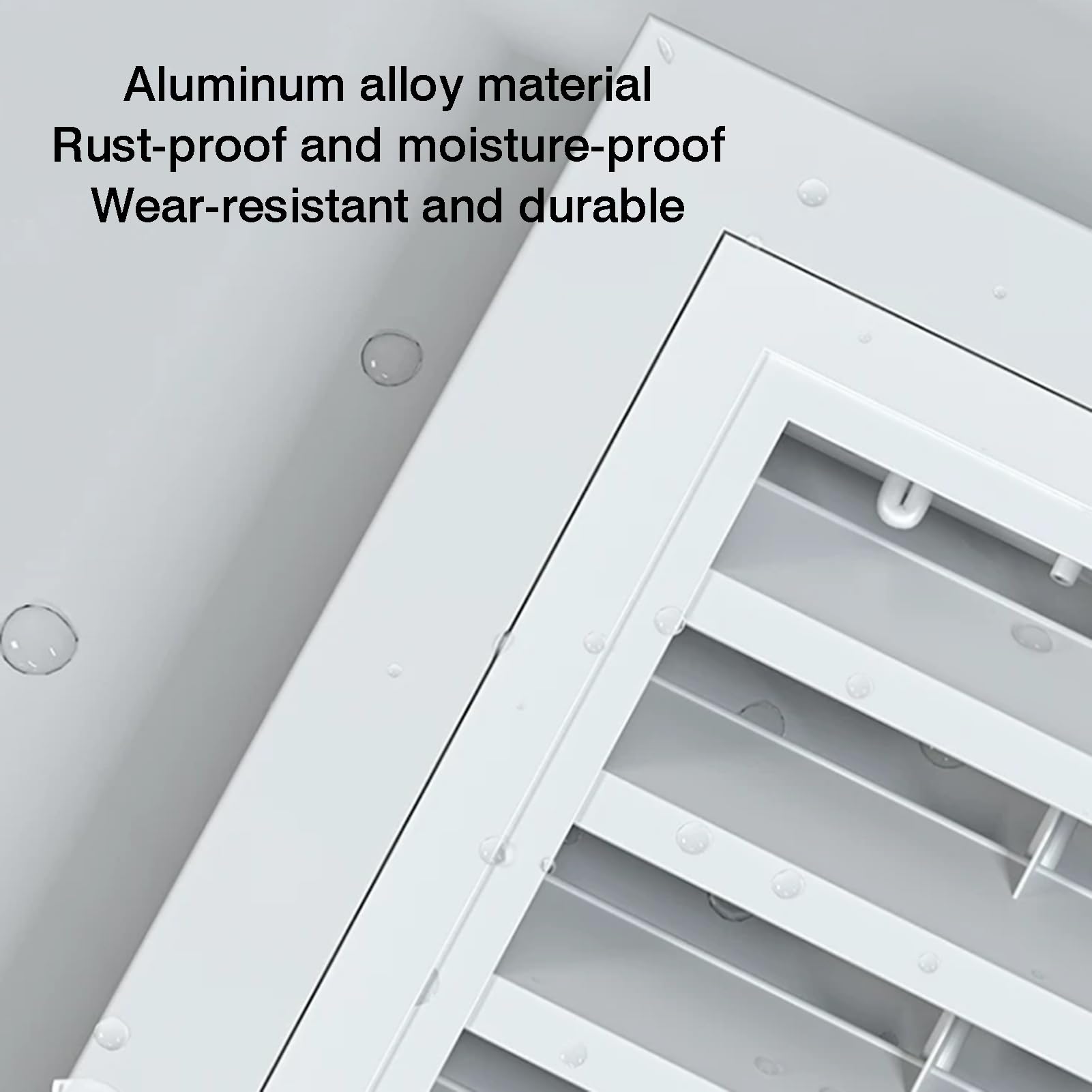 Pannello Di Accesso Con Feritoia Con Interruttore A Pulsante | Griglia del filtro aria di ritorno for schermo da 1 pollice, griglia di copertura dello sfiato HVAC for soffitto(300x300mm)