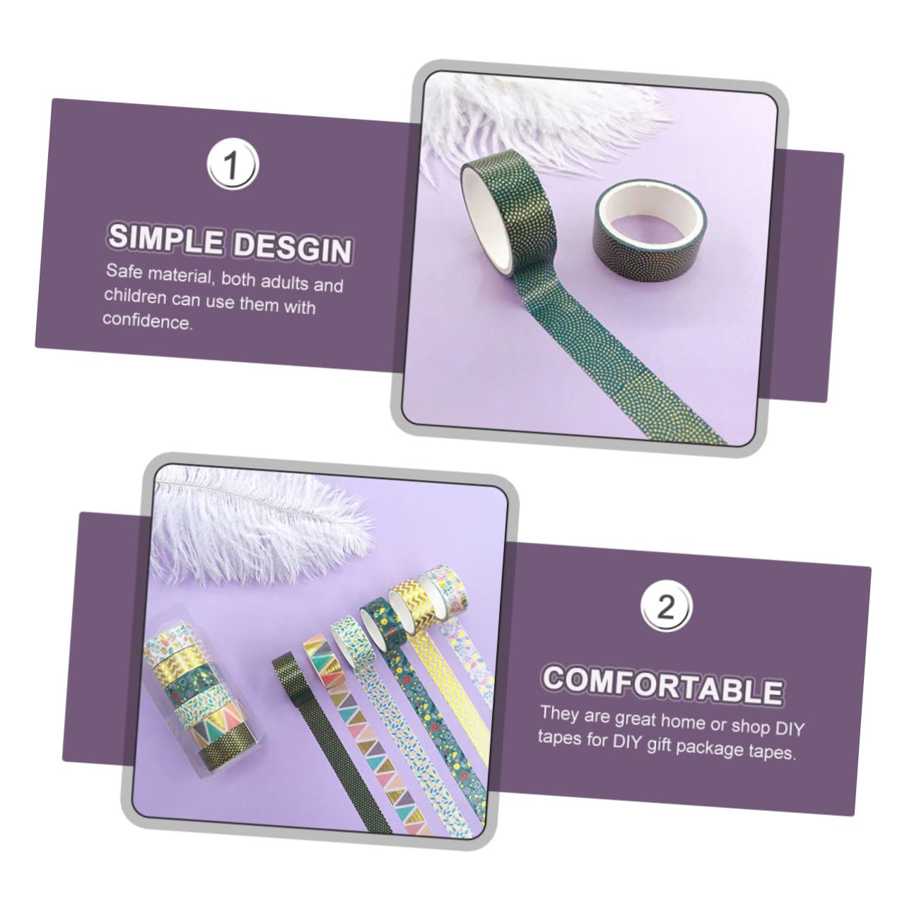 SHINEOFI 30rollen Buntes Washi Tape Dekoratives Papierklebeband Für Hand Accounts Scrapbooking Journaling Abnehmbar Vielseitig Einsetzbar Ohne Rückstände Geruchsneutral