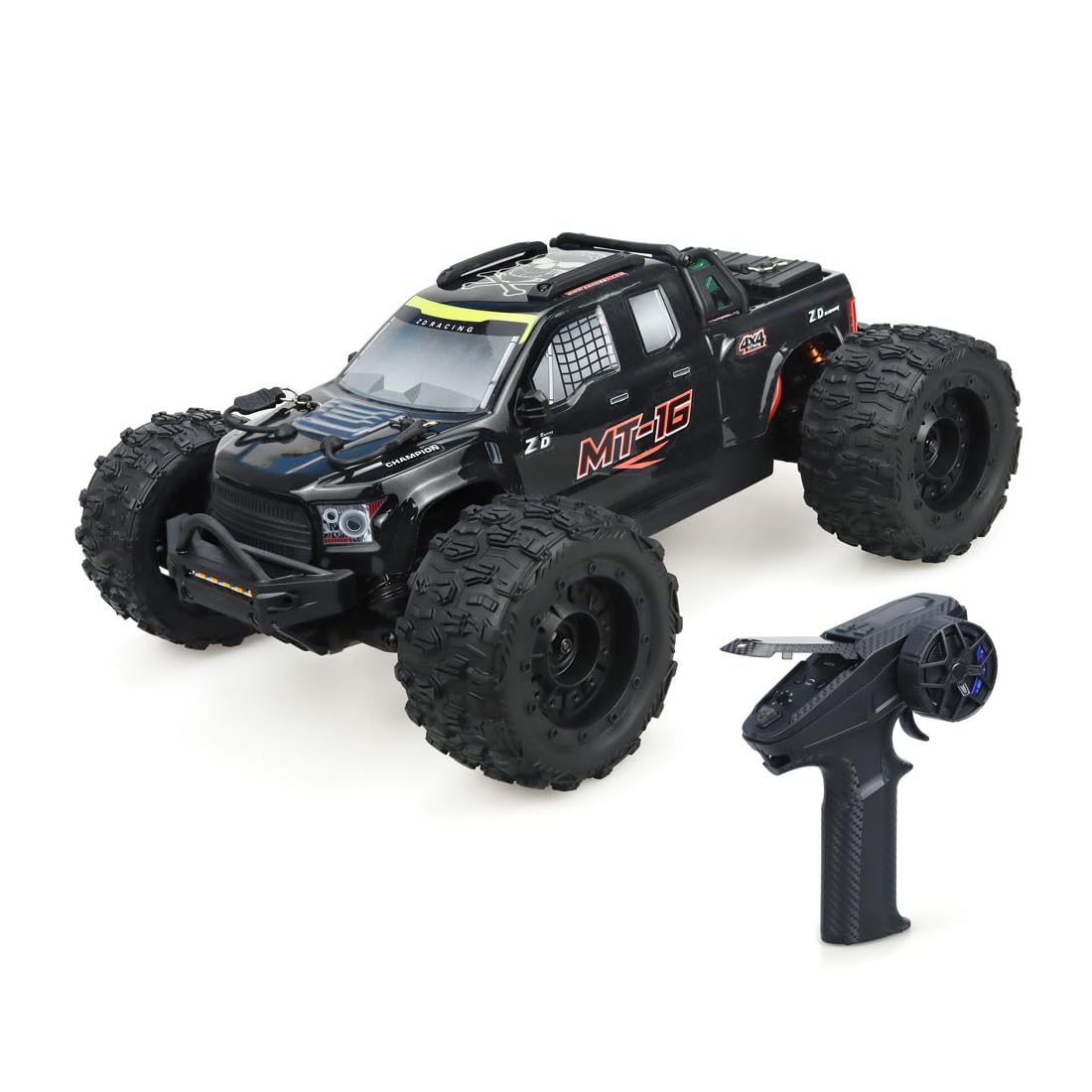 ZD Racing 1/16モンスタートラック MT16 ブラシレスモーター RBLOCTOYNY Remote Control Truck - ZD Racing MT-16 1/16 Scale