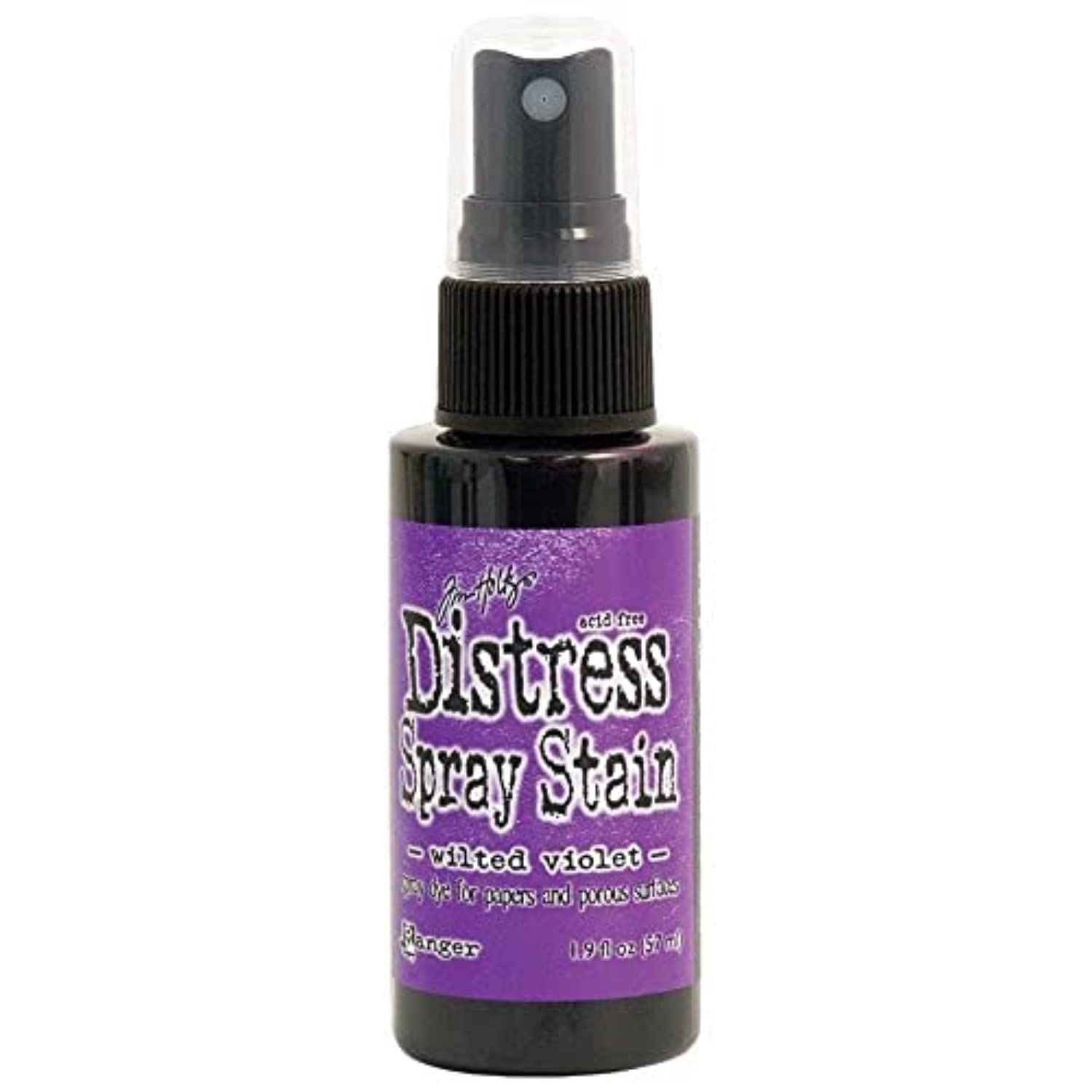 Tim Holtz Ranger September Distress Stain Spray, Purple, Violet, Wilted Violet, 2oz