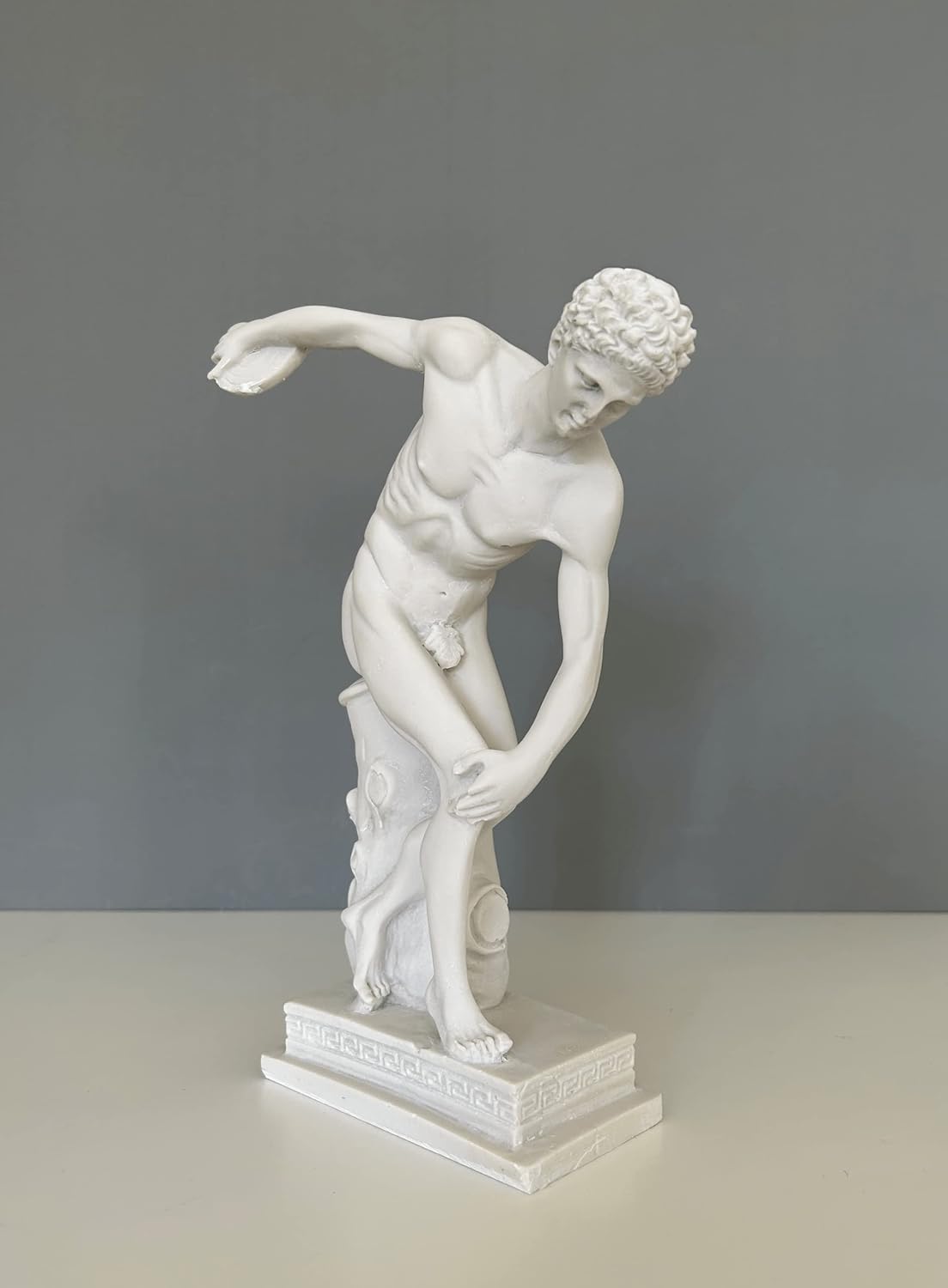 Discus Thrower Statue, 12 inches 30 cm, Discobolos Bust Statue, Athlete Bust Sculpture, Greek Statue, Roman Sculpture, Ancient Greek
