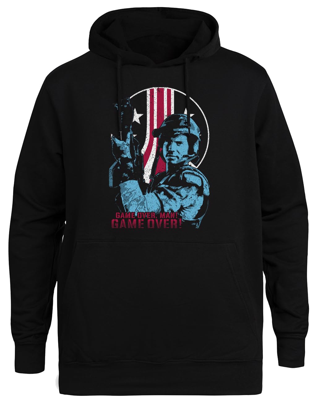 Koniec Gry Człowieku, Koniec Gry Unisex Czarna Bluza Ekologiczna z Kapturem Unisex Black Hoodie Eco-Friendly Hooded Jacket