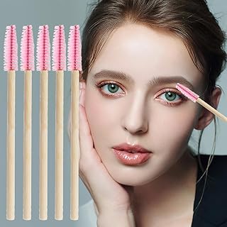Juego de 50 varitas de rímel desechables de b...
