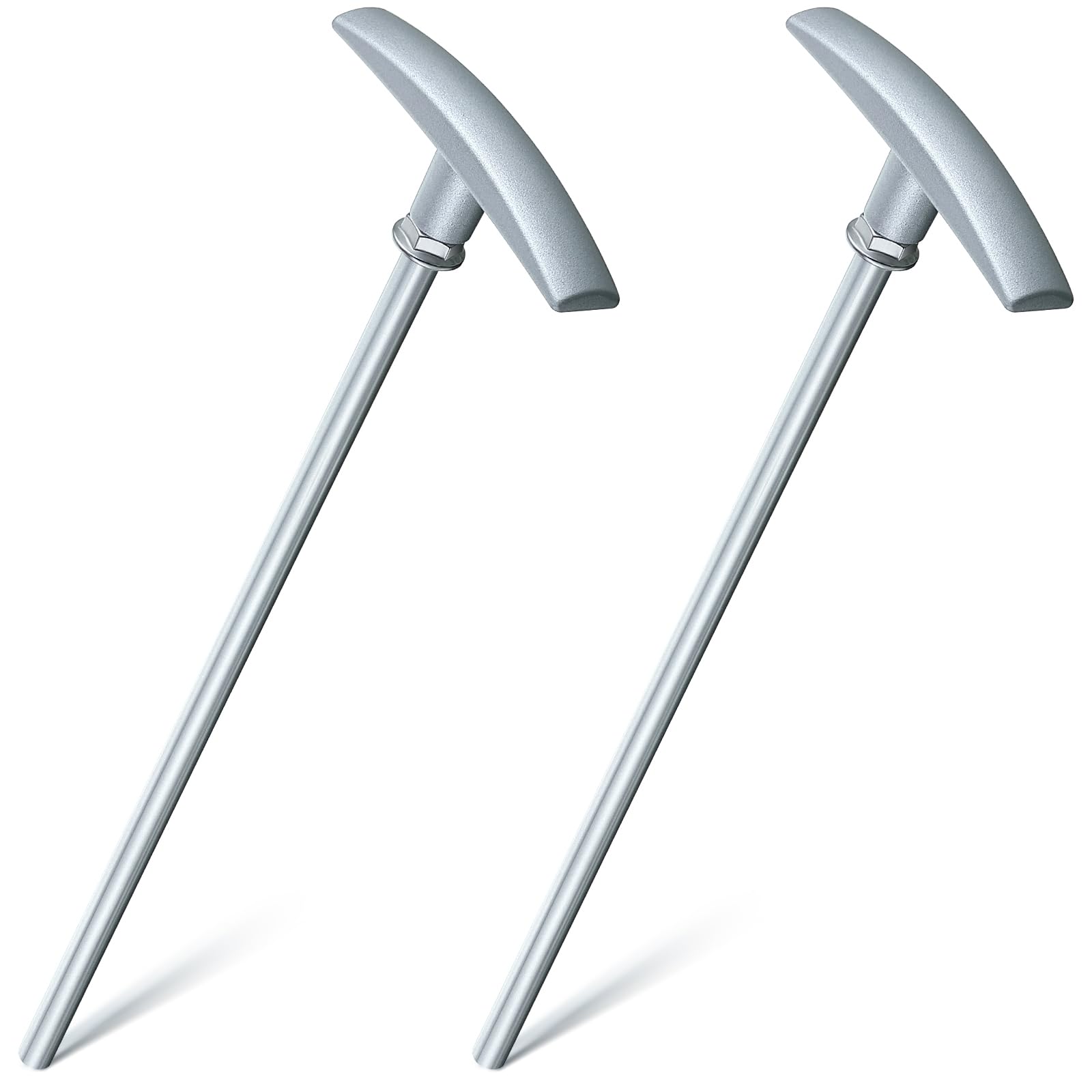 Dunkive 2 Pcs 9" RV Waste Valve Extension Tube Replacement, Universal Fit RV Sewer Valve Extension Tube, Twist on Waste Camper Dump Handle Replacement