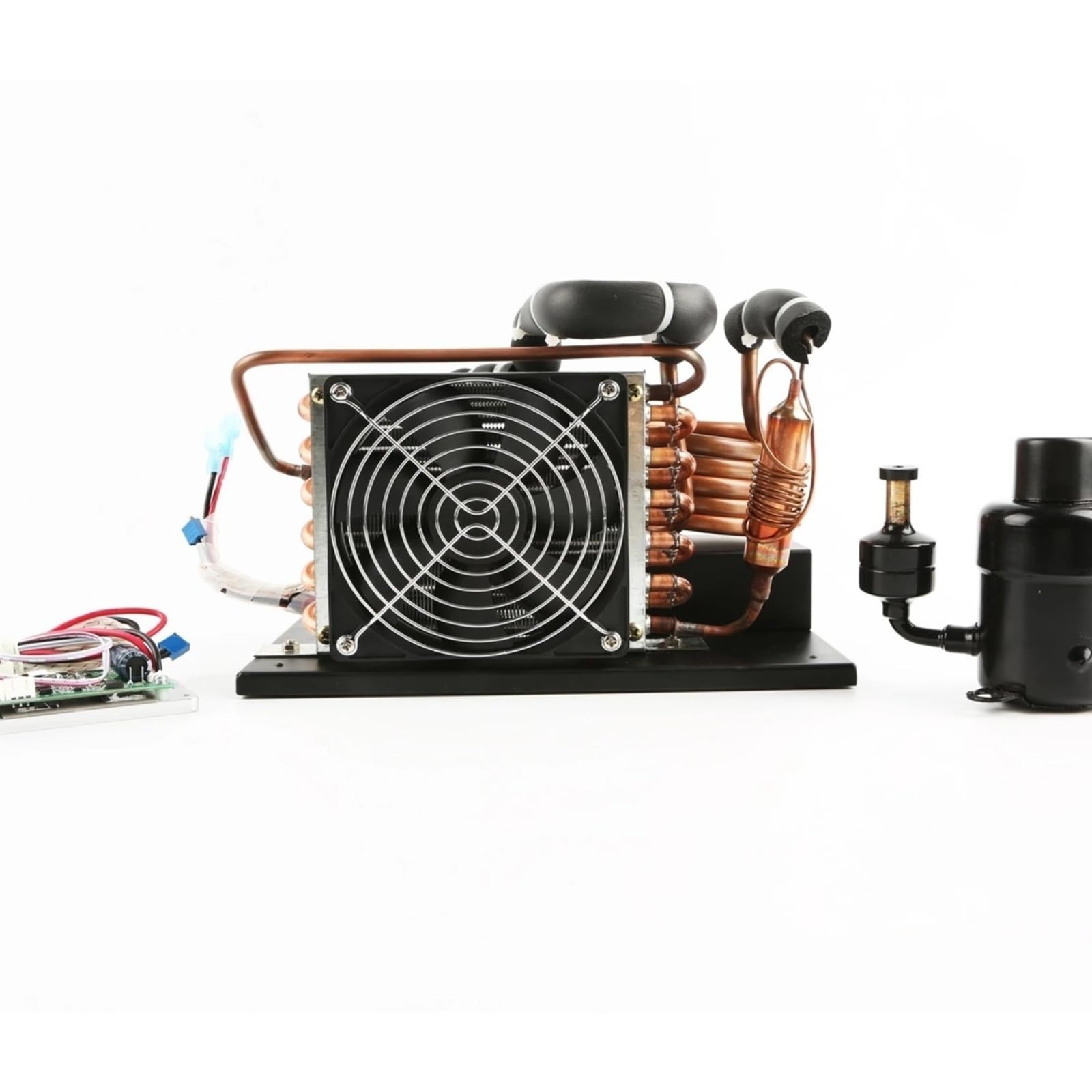 Refrigeratore compatto a serpentina in rame da 48 V CC, capacità di raffreddamento 130 W, refrigerante R134A, unità refrigerazione portatile Parti HVAC