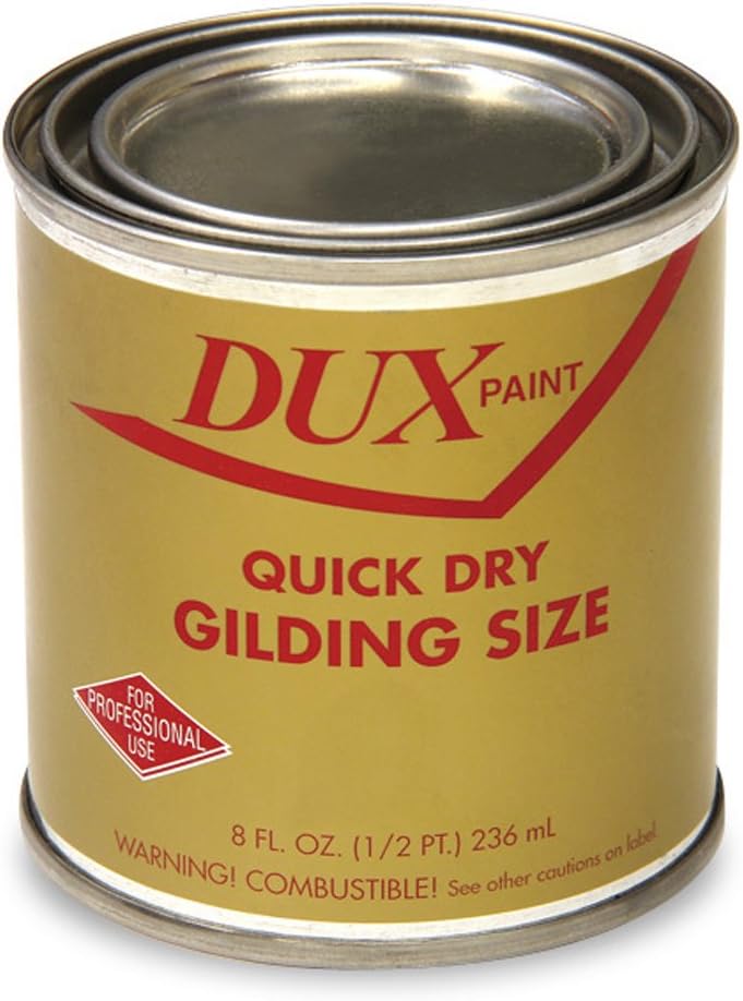 Sepp Leaf Quick Dry Gold Size Adhesive 8 oz, Gilding Glue for Metal Leaf Application Crafts Furniture Restoration