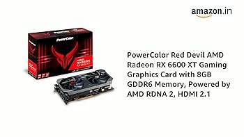 Amazon.in: Buy PowerColor Red Devil AMD Radeon RX 6600 XT