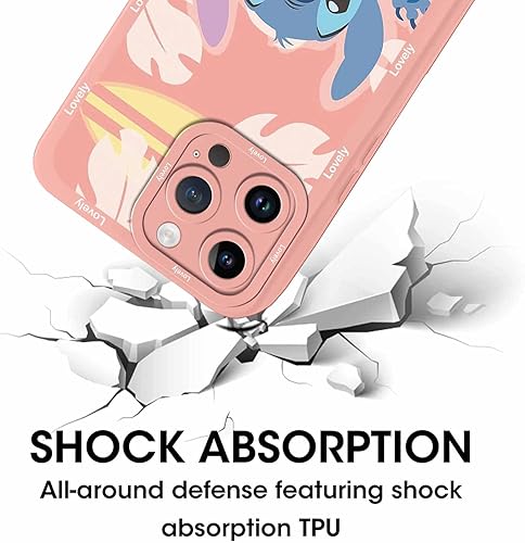 Miniatura 3 de Paquete de 2 fundas de teléfono de dibujos animados para iPhone 13 Pro de 6.1 pulgadas, bonitas fundas protectoras con diseño de flores de personaje