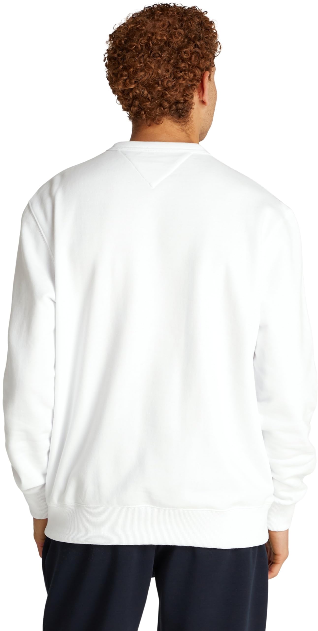 Tommy Hilfiger Uomo Felpa Monotype Label Scollo Rotondo